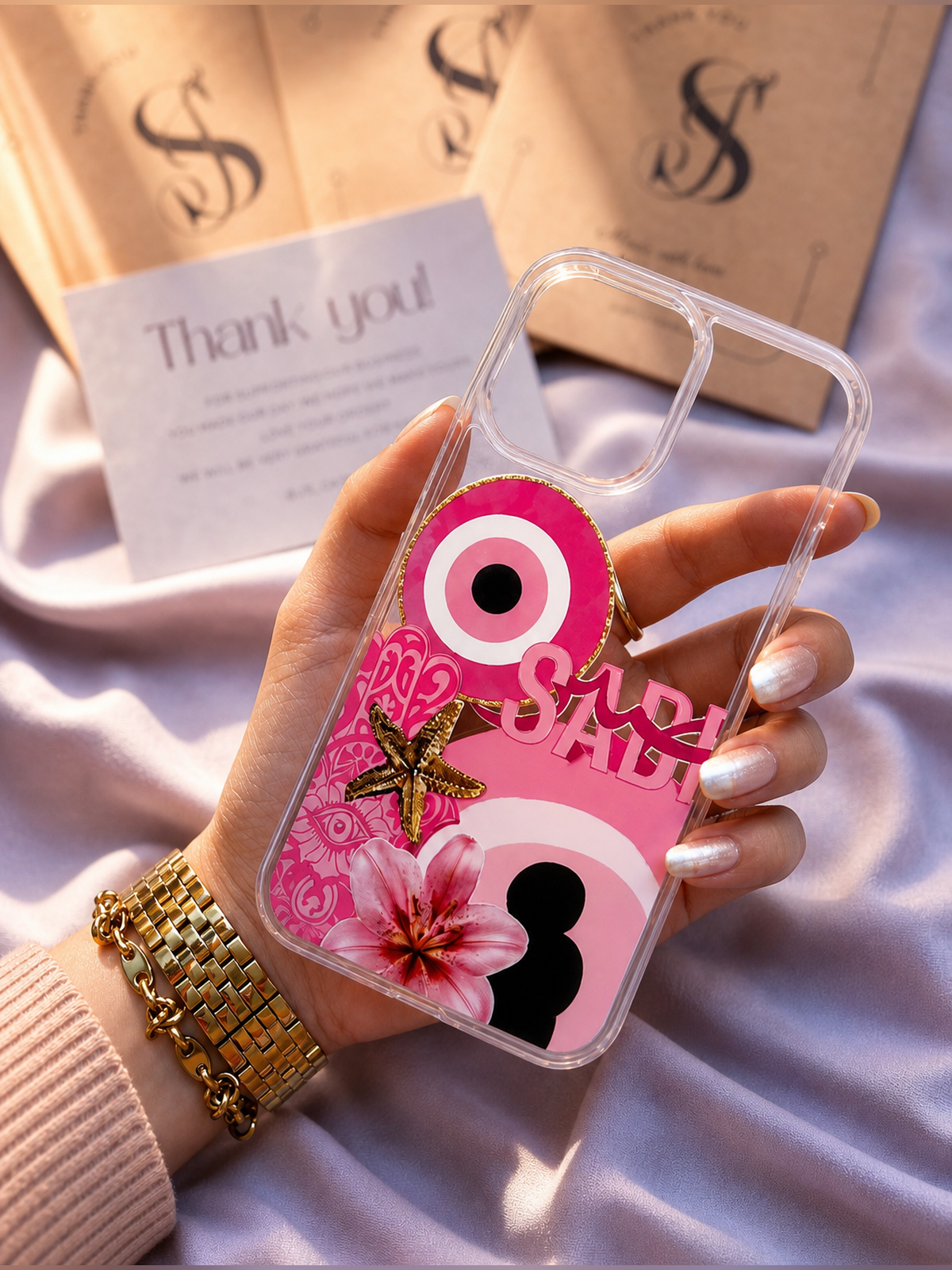Protected Pretty phone case - Js Cases