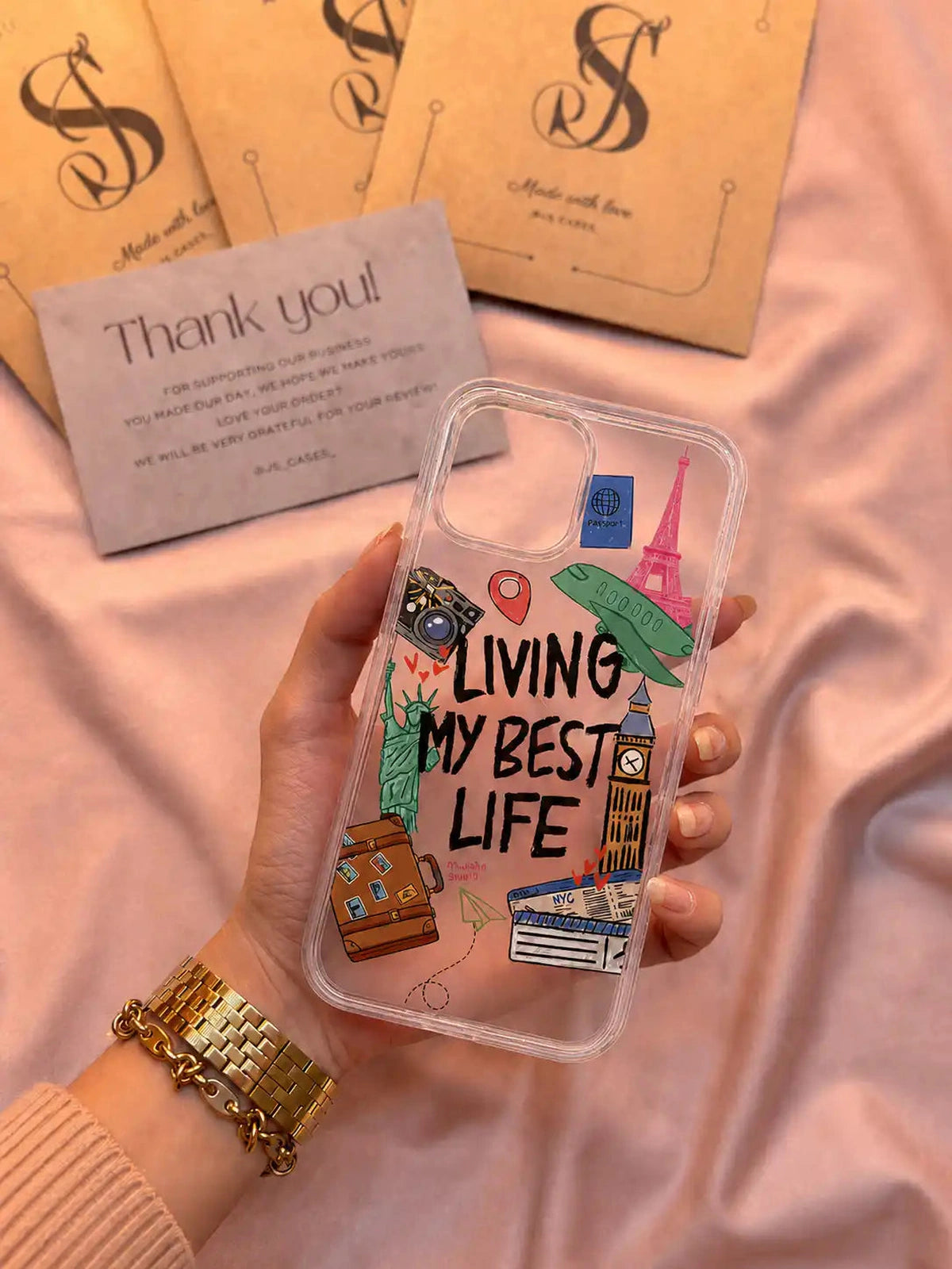 Living My Best Life phone case - Js Cases