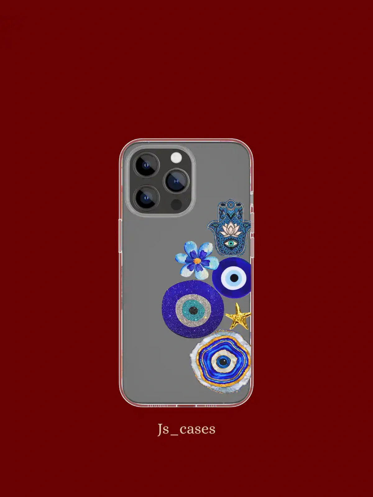 Evil Eyes Beauty with Protection phone case - view 2 - Js Cases