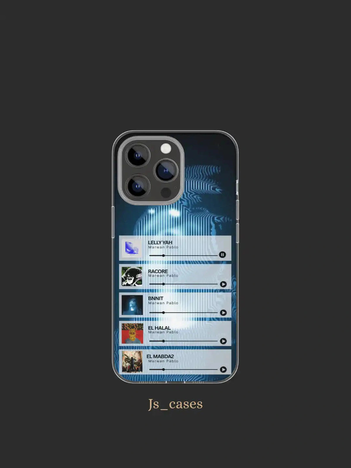 Pablo's Playlist Chaos in Rhythm phone case - view 2 - Js Cases
