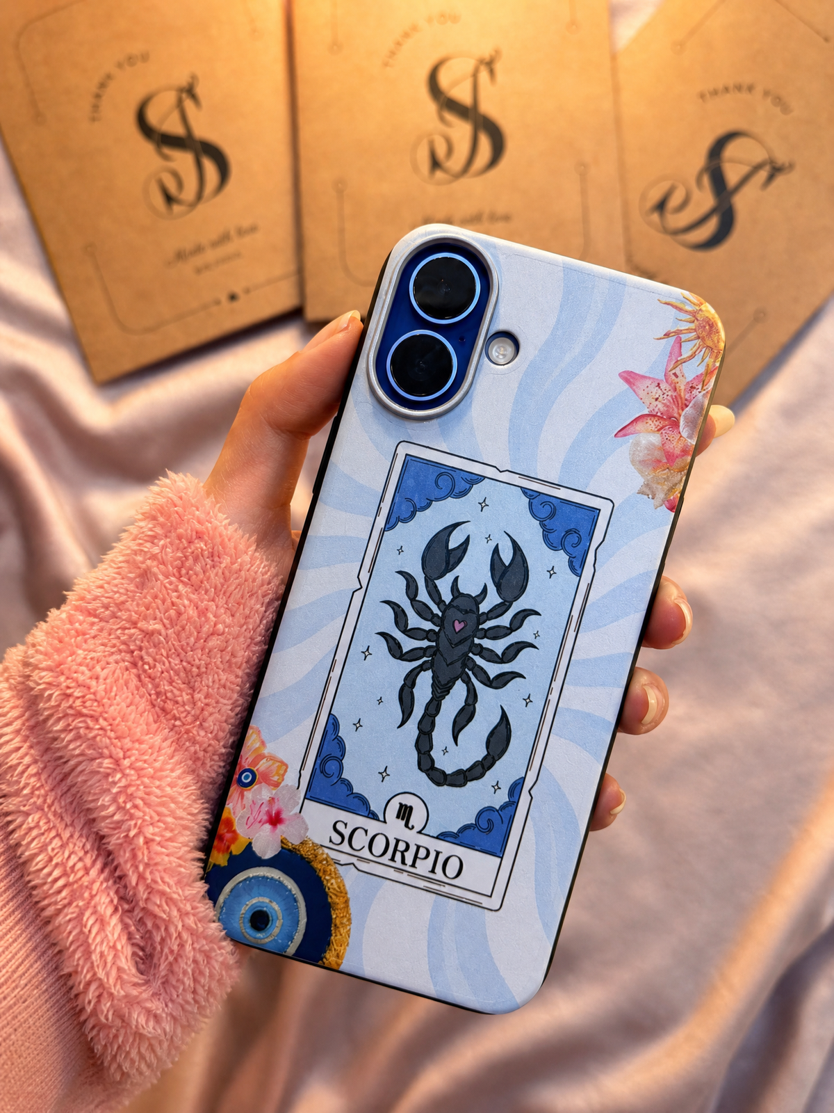 Custom zodiac Scorpio phone case - Js Cases
