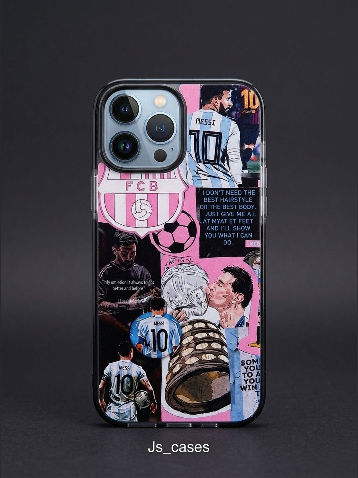 Messi Fcb phone case - view 2 - Js Cases