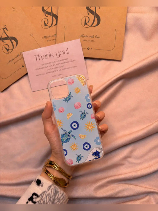 Ocean Evil Eyes phone case - Js Cases