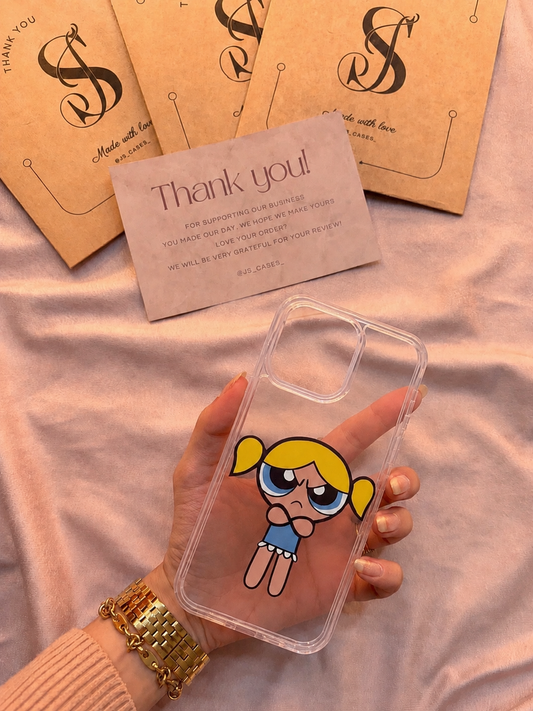 Angry Powerpuff acrylic phone case - Js Cases
