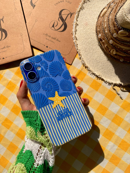Feeling Blue transparent phone case - Js Cases
