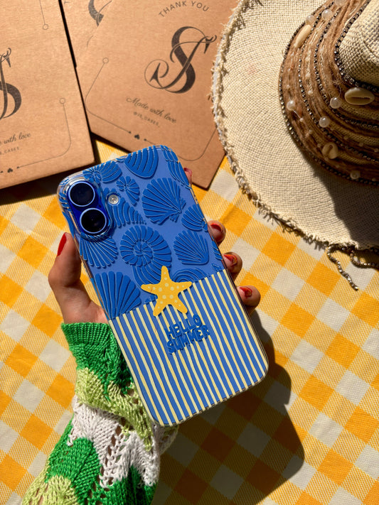 Feeling Blue transparent phone case - Js Cases
