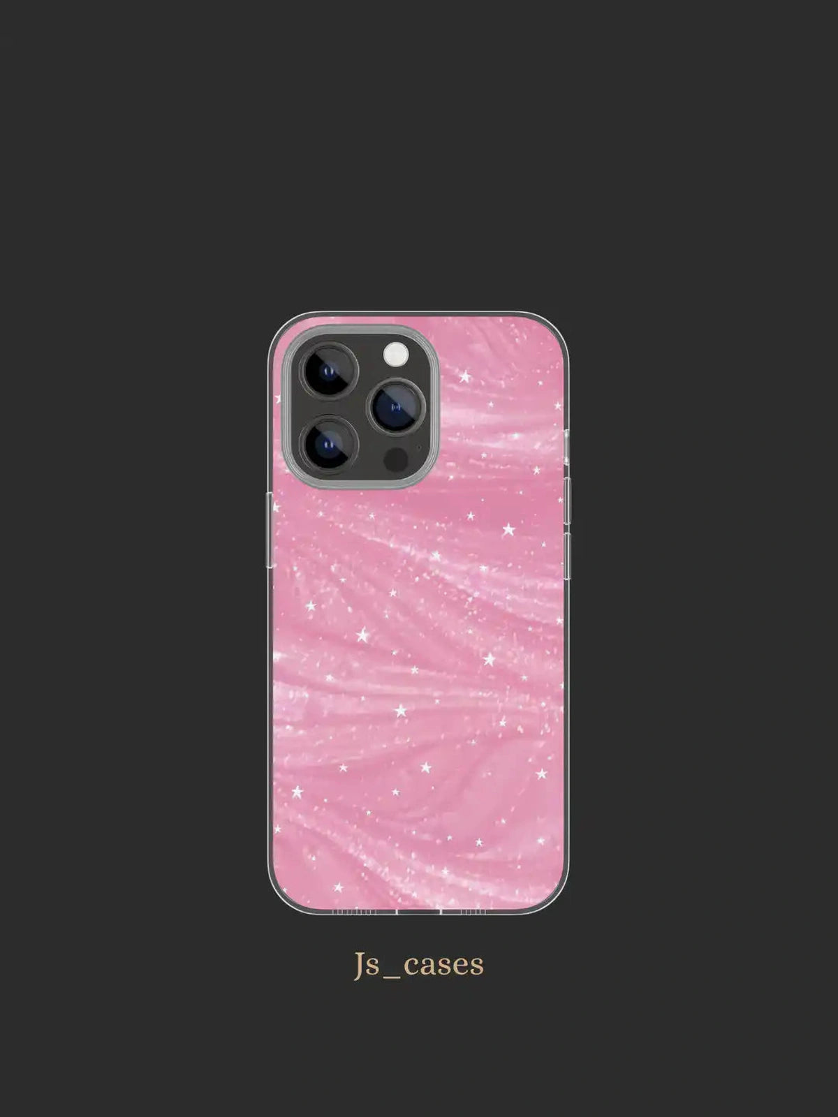 Pink Sparkle Glitter in Peace phone case - view 2 - Js Cases