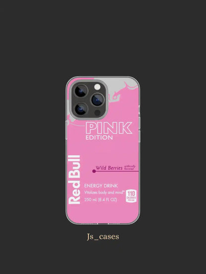 Redbull Pink Edition phone case - view 2 - Js Cases