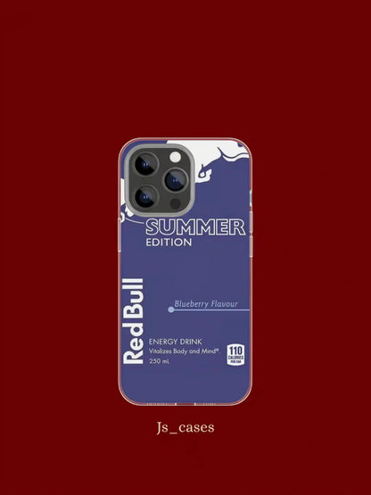 Redbull Summer Blueberry Edition phone case - view 2 - Js Cases