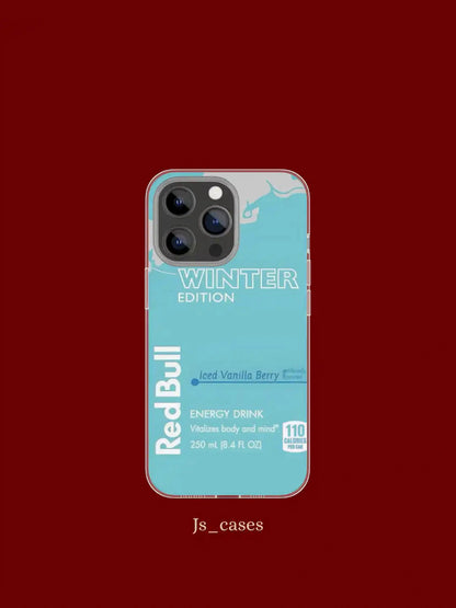Redbull Winter Edition phone case - view 2 - Js Cases