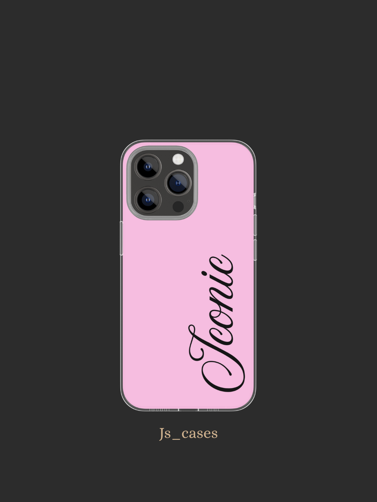 Your Name, Your Flex phone case - view 2 - Js Cases