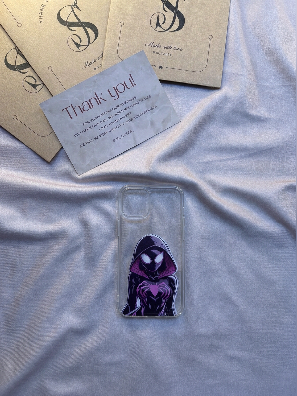 Spiderman & Woman Bundle phone case - view 2 - Js Cases